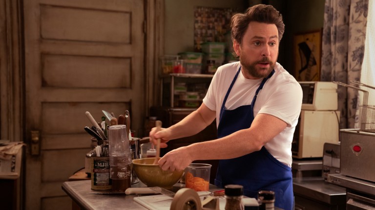 Charlie (Charlie Day) tries to cook in It's Always Sunny season 17