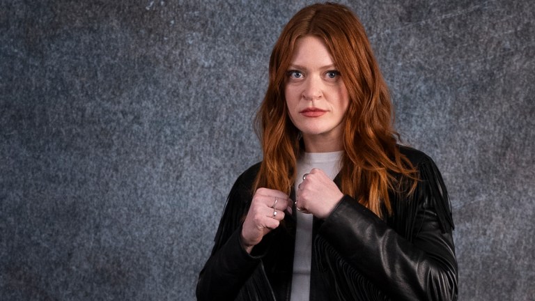 Colby Minifie at Den of Geek's SXSW Studio