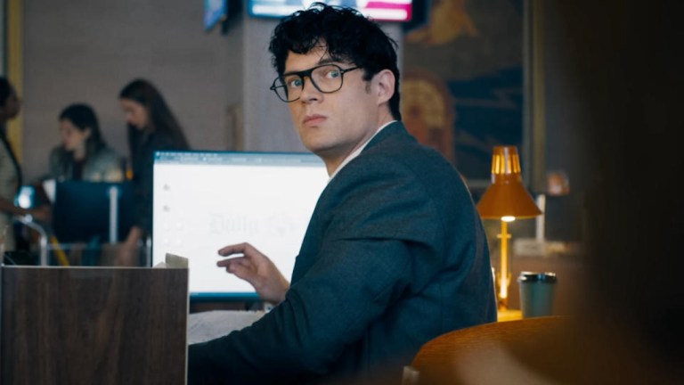 David Corenswet as Clark KEnt in Superman