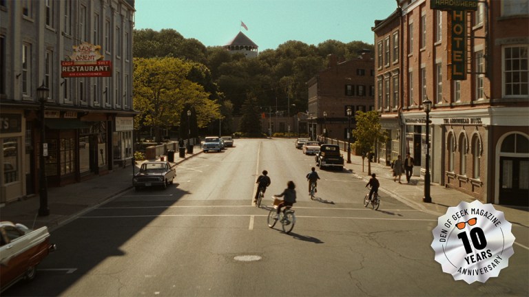 Main Street of Derry, Maine as seen on the HBO series It: Welcome to Derry