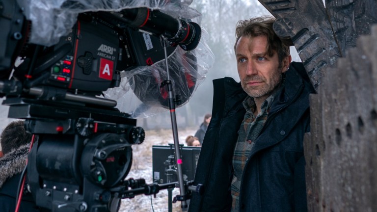 Jarin Blaschke on the Nosferatu set