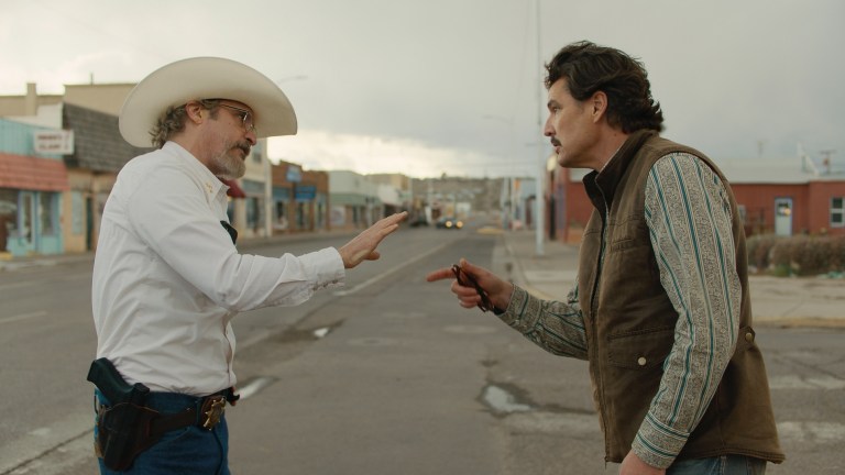 Joaquin Phoenix and Pedro Pascal in Eddington Review