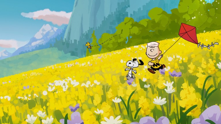 Snoopy, Woodstock and Charlie Brown in "Snoopy Presents: A Summer Musical," premiering August 15, 2025 on Apple TV+.