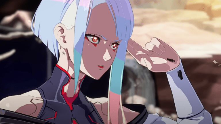 Lucy from Cyberpunk: Edgerunners in Guilty Gear - Strive.