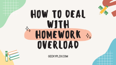 How To Deal With Homework Overload